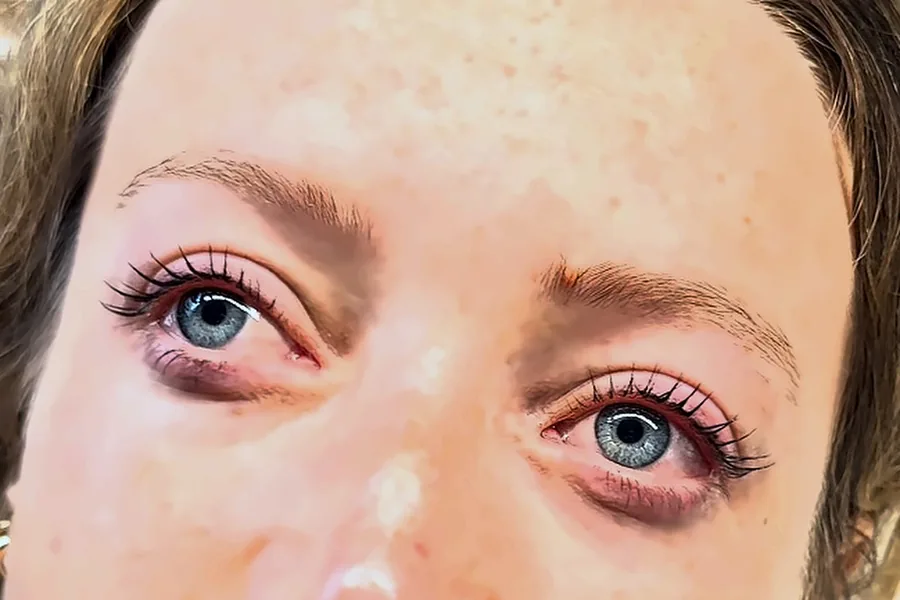 After: Korean lash lift