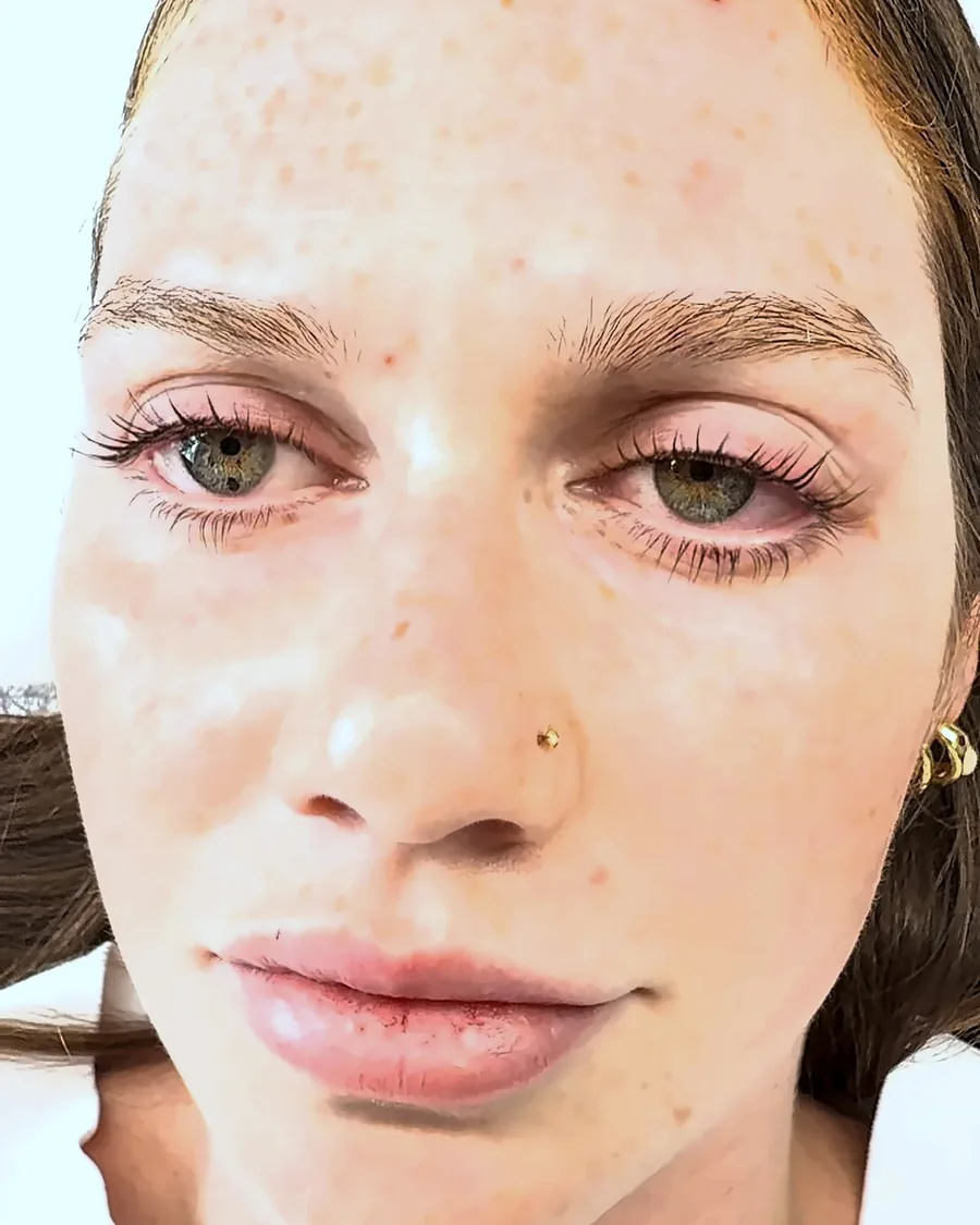 After: Korean lash lift and tint