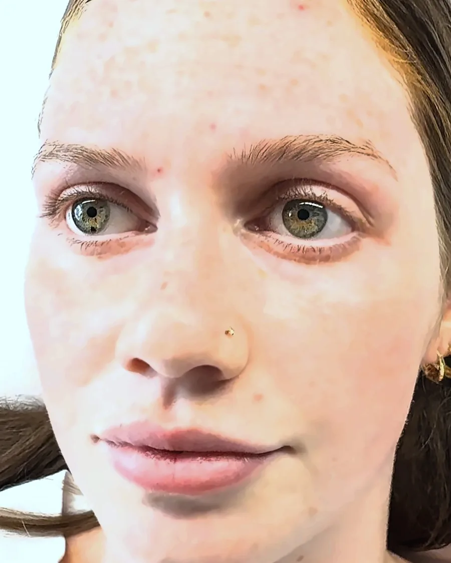 Before: Korean lash lift and tint